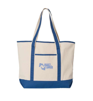 Q-Tees 34.6L Large Canvas Deluxe Tote